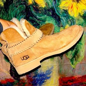 Tan Pointed UGG boots